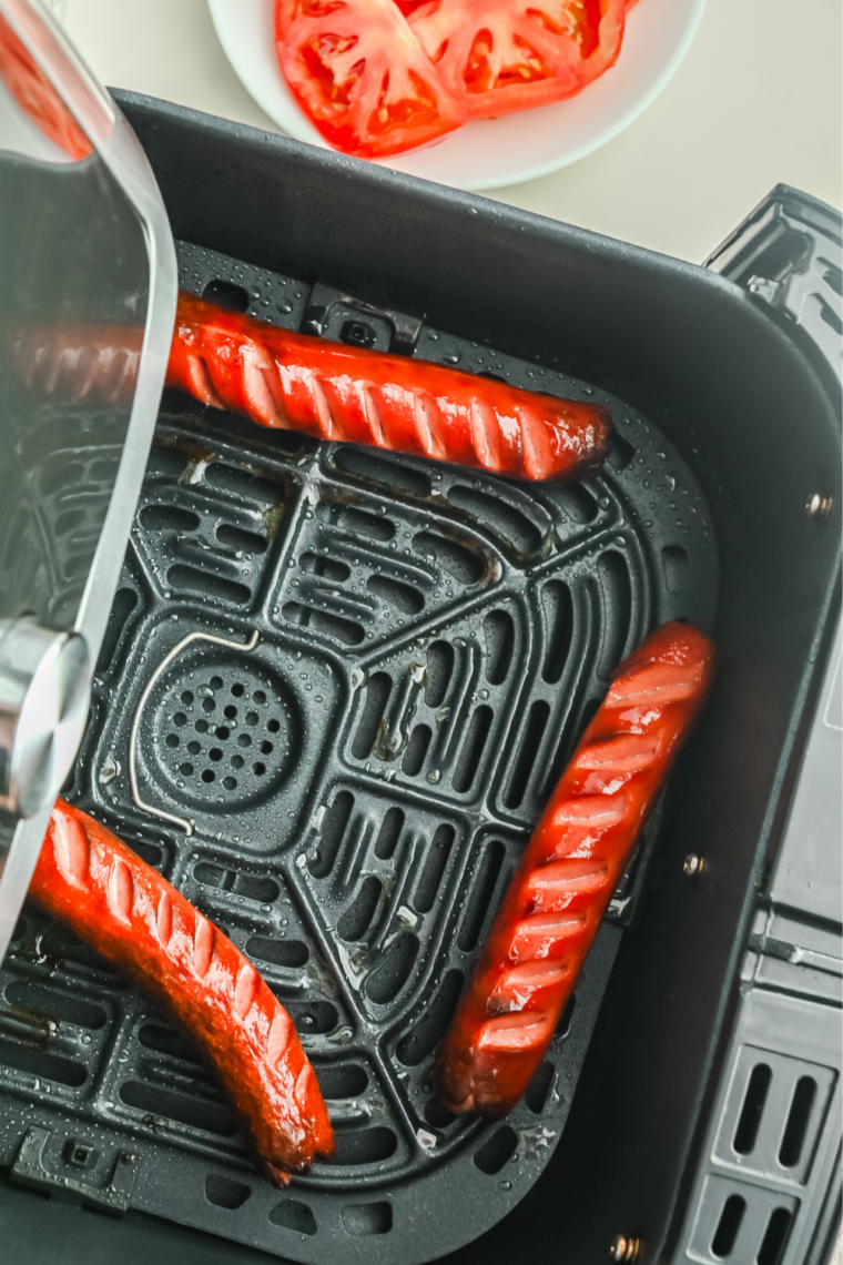 Cook at 390&deg;F, turning once, until golden and lightly crisped.