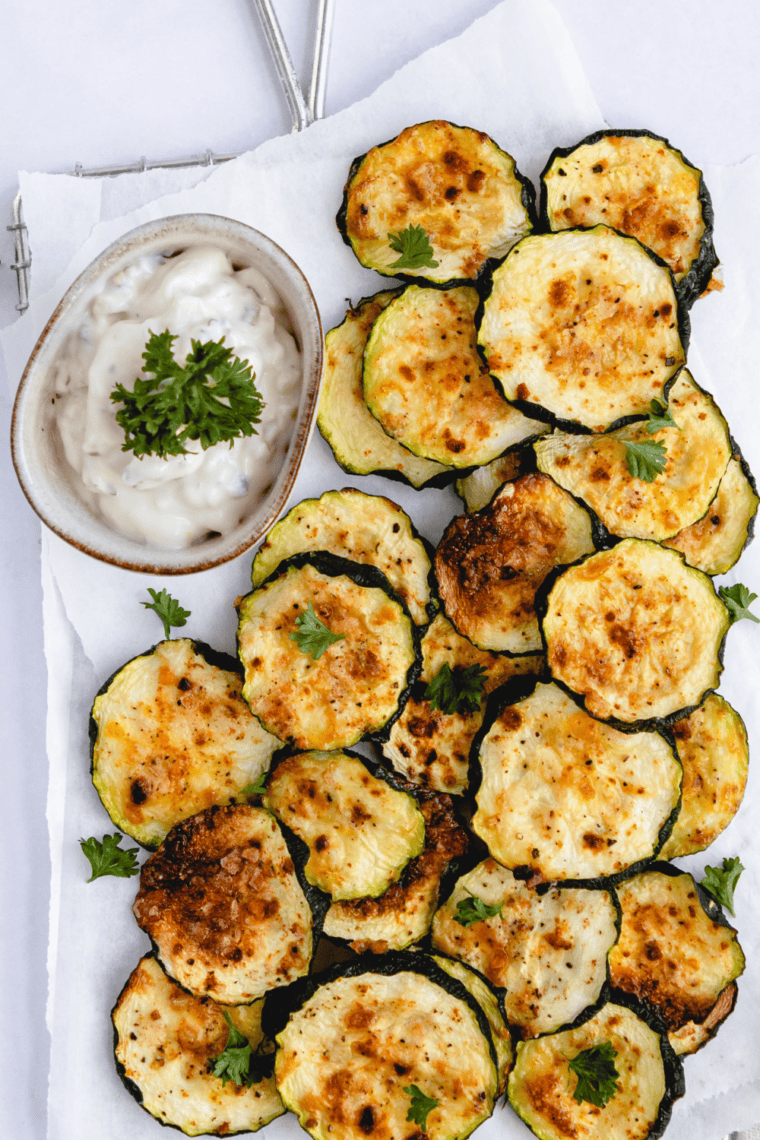 Thick and tangy homemade ranch dressing with visible herbs and spices