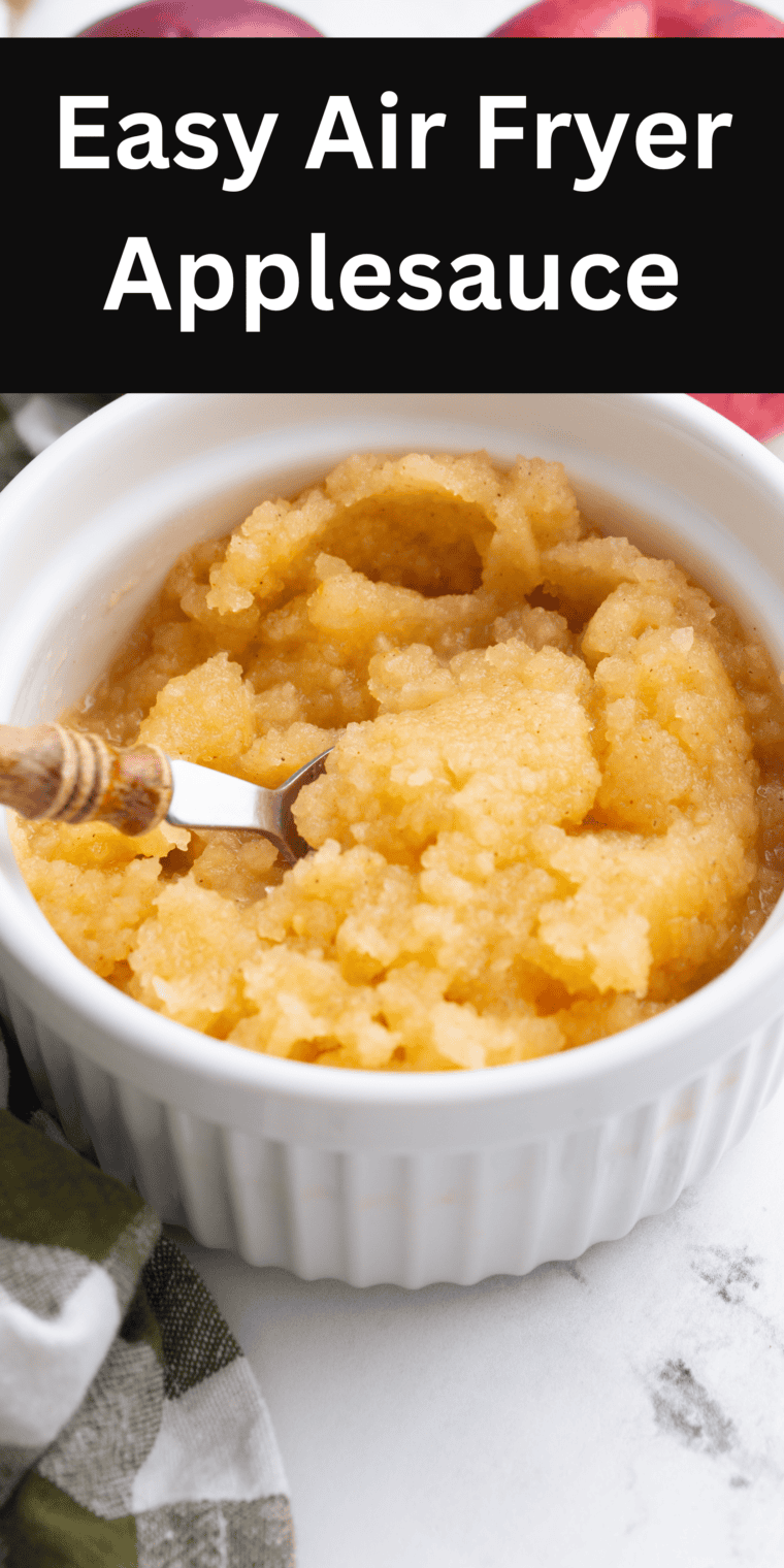 Easy Air Fryer Applesauce (Homemade in 20 Minutes!)