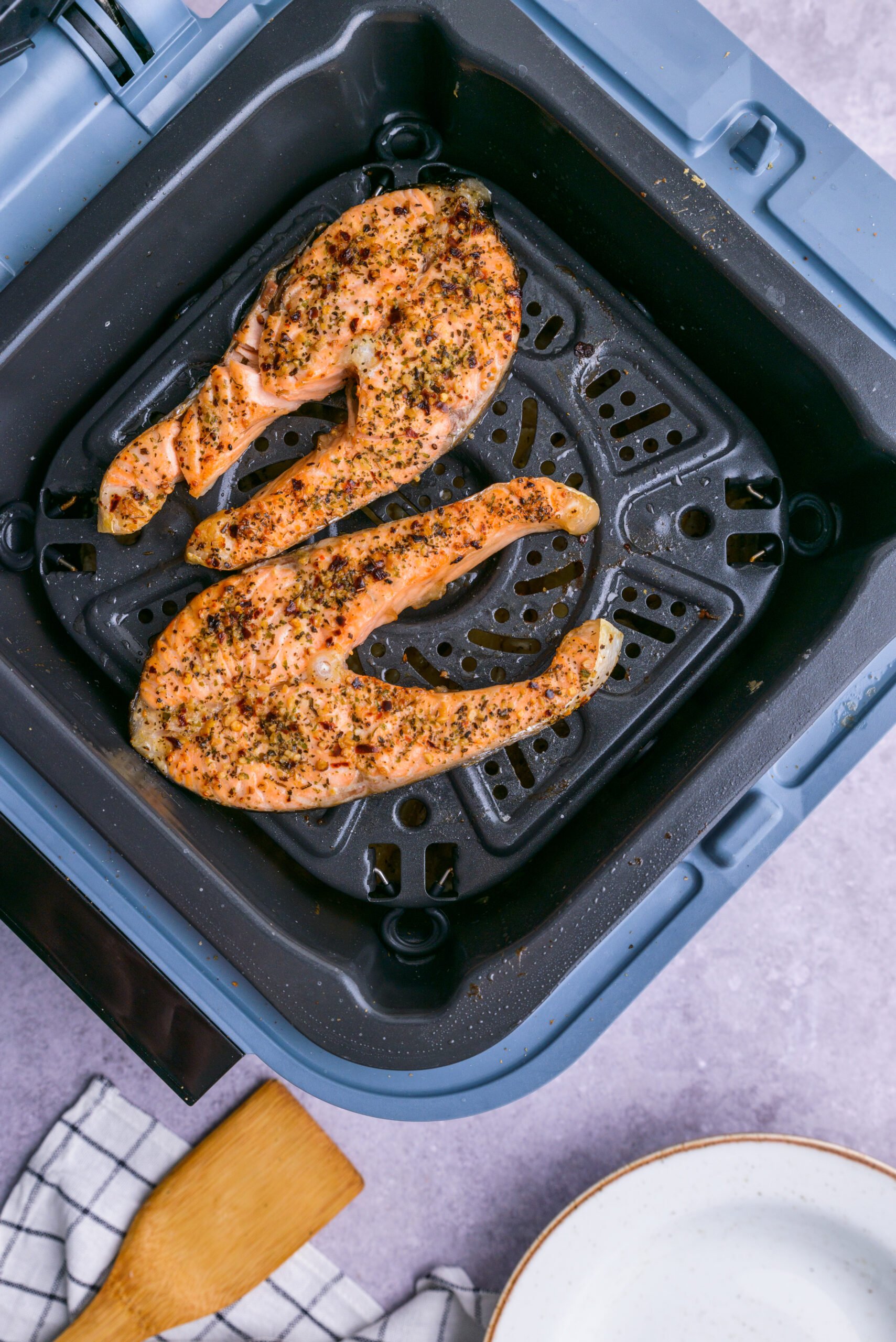 Air Fryer Salmon Steaks