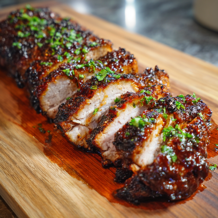 Easy Air Fryer BBQ Pork Tenderloin (Juicy & Quick!)