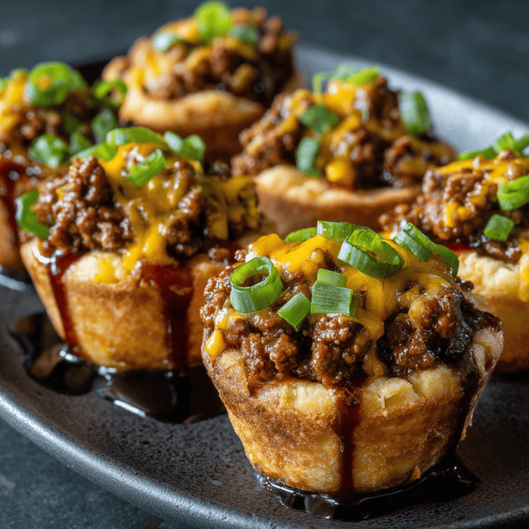 Air Fryer Sloppy Joe Cups