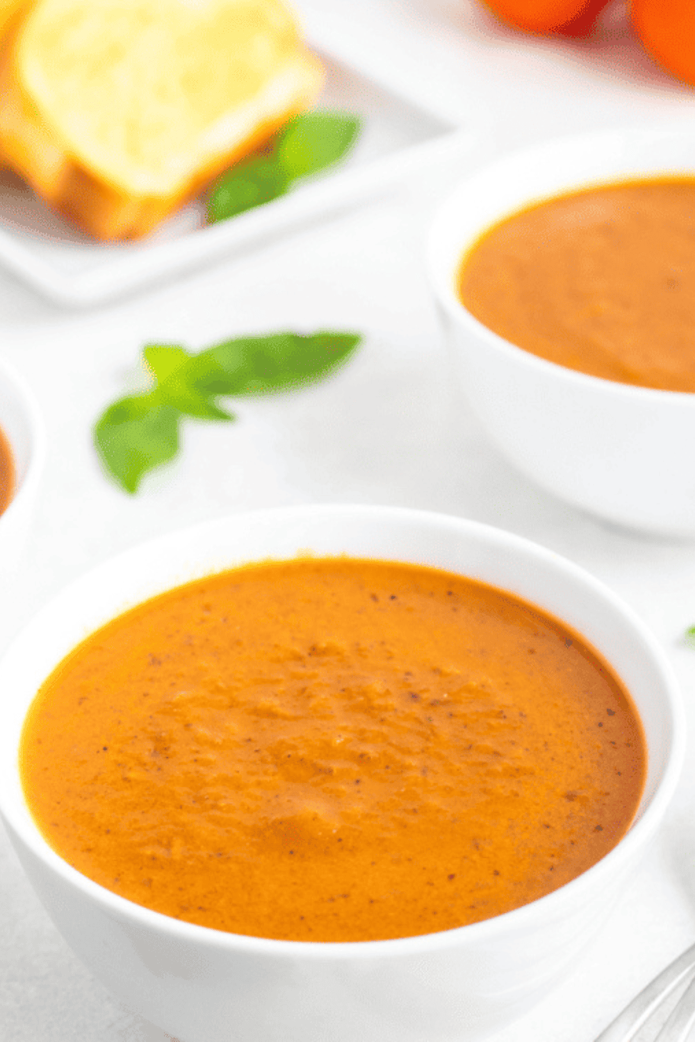 Easy Homemade Creamy Tomato Basil Soup (First Watch Copycat)