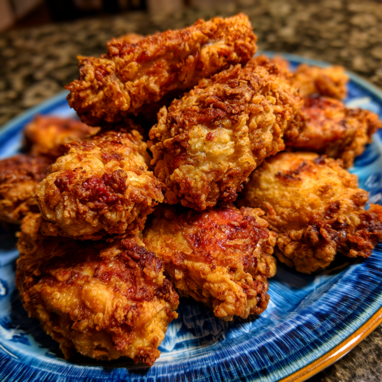 Gordon Ramsay's Buttermilk Fried Chicken
Gordon Ramsay's Buttermilk Fried Chicken
This is the recipe I pull out when I want that true restaurant-quality result at home. The buttermilk marinade works its magic to keep the chicken incredibly juicy, while the seasoned flour coating fries up into a golden, crispy crust that is absolutely spectacular. Packed with bold flavor in every single bite, this one is a total showstopper.
View Recipe →
2. Air Fryer Popeyes Fried Chicken Recipe
Air Fryer Popeyes Fried Chicken Recipe
If you have ever craved that bold, spicy Popeyes flavor but did not want to make a drive-thru run, this copycat recipe is exactly what you need. It nails the signature spice blend and delivers a satisfying, crispy coating — all with the help of your air fryer. Same irresistible flavor, way less mess.
View Recipe →
3. Golden Corral Fried Chicken Recipe
Golden Corral Fried Chicken Recipe
Golden Corral Fried Chicken is a crunchy, golden classic with juicy, tender meat and a beautifully seasoned exterior — and now you can make it smack dab in your own kitchen. This copycat captures all that comfort and nostalgia of the buffet favorite without ever leaving the house. It is an easy, crowd-pleasing dinner the whole family will love.
View Recipe →
4. Copycat Church's Chicken Fried Chicken
Copycat Church's Chicken Fried Chicken
Craving the irresistible crunch and classic flavors of Church's Chicken? This air fryer copycat brings all of that savory, crispy goodness right into your kitchen with a healthier twist. You get the same bold taste and satisfying crunch you love, with a fraction of the grease and cleanup.
View Recipe →
