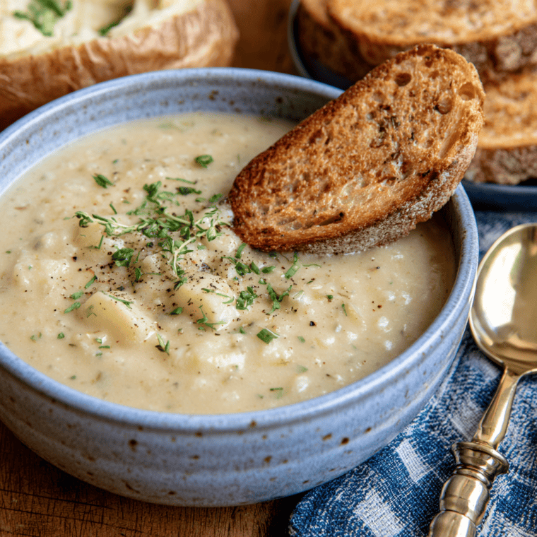  Copycat Instant Pot Panera Bread Chicken Noodle Soup
Copycat Instant Pot Panera Bread Chicken Noodle Soup
Looking for the best Panera Chicken Noodle Soup you can make right at home? This Instant Pot version locks in all that rich, savory broth and tender chicken in just minutes, making it taste like it simmered on the stove all day long. It's the ultimate family-favorite comfort meal for any chilly night!

View Recipe →

2. Instant Pot Panera Baked Potato Soup
Instant Pot Panera Baked Potato Soup
Craving the creamy comfort of Panera's famous baked potato soup? This Instant Pot version is rich, velvety, and packed with tender potatoes, crispy bacon, and melty cheese—all ready in half the time. It's perfect for cozy nights at home when you want something indulgent and satisfying!

View Recipe →

3. Instant Pot Copycat Bistro Panera French Onion Soup
Instant Pot Copycat Bistro Panera French Onion Soup
If you're looking for a delicious, restaurant-style soup that's fast and simple to make at home, this is it! Rich caramelized onions and a deeply savory broth come together beautifully in the Instant Pot, giving you all that bistro flavor without the fuss. Don't forget the crusty bread and a generous layer of melted cheese on top—it's absolutely irresistible!

View Recipe →