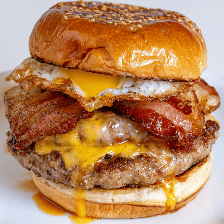 Sausage, Bacon, and Egg Sandwich