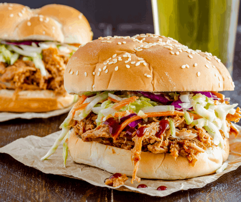 Instant Pot Pulled Pork Sandwiches