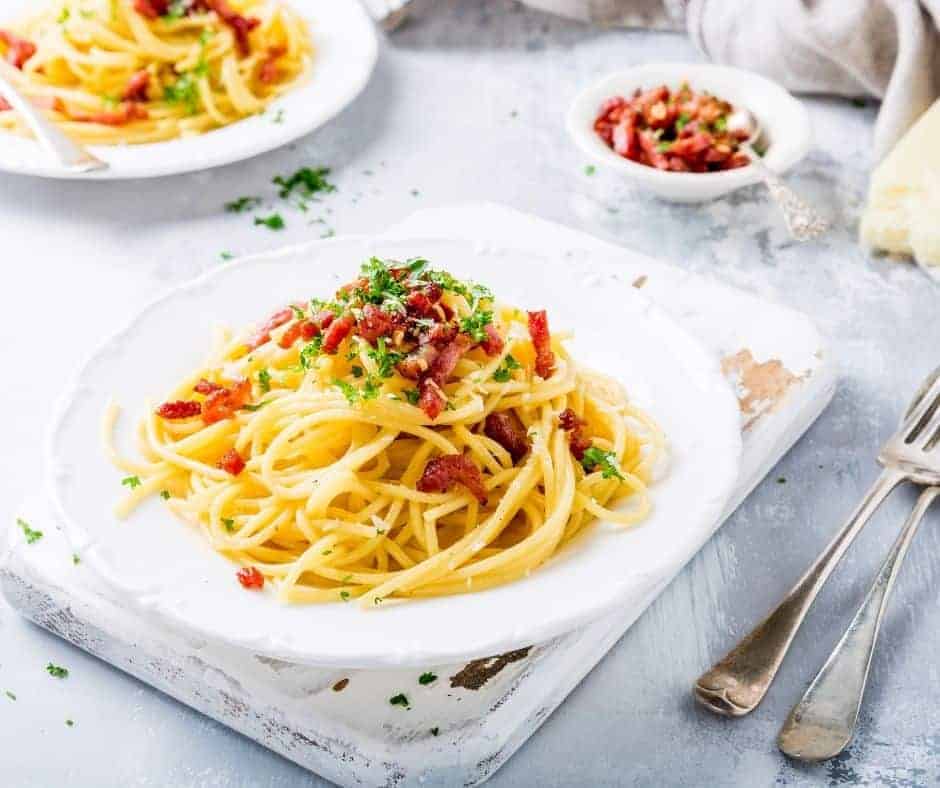 Instant Pot Pasta Carbonara - Fork To Spoon