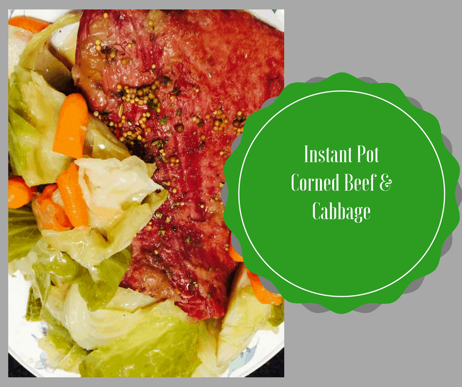 Instant Pot-Perfectly Cooked Corned Beef and Cabbage