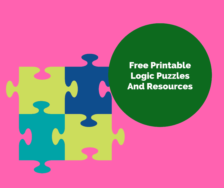 Hundreds Of Free Printable Logic And