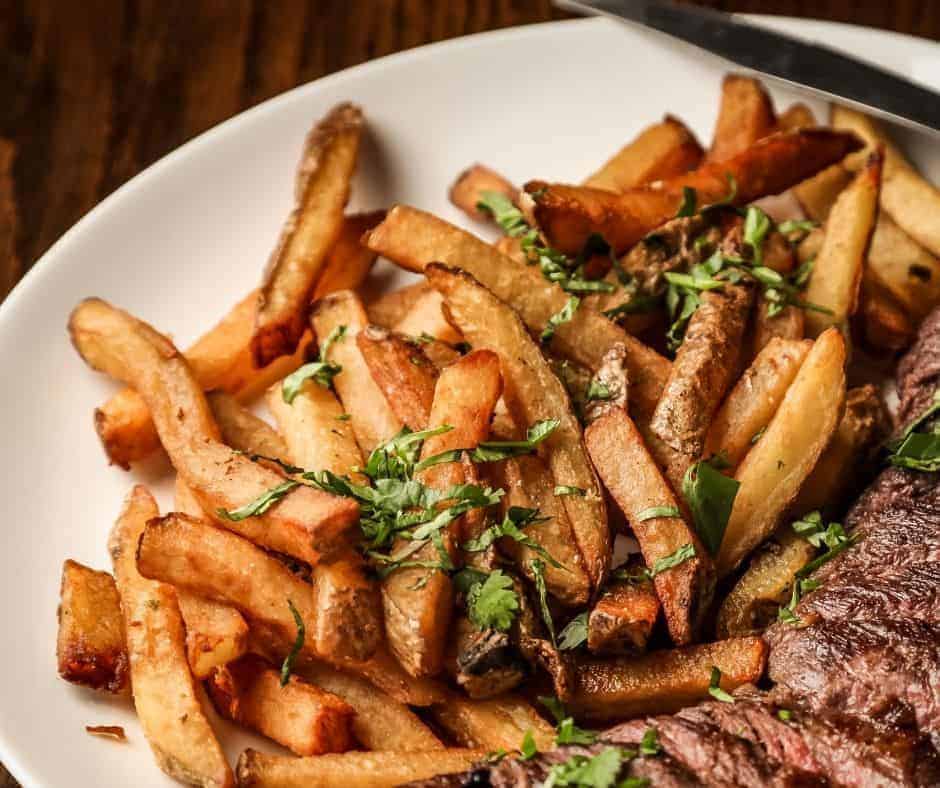 Air Fryer Steak Fries - Fork To Spoon