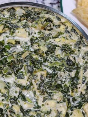 Instant Pot Spinach and Artichoke Dip