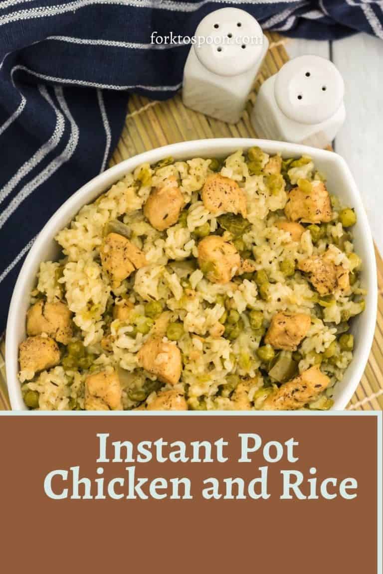 Instant Pot Chicken and Rice - Fork To Spoon