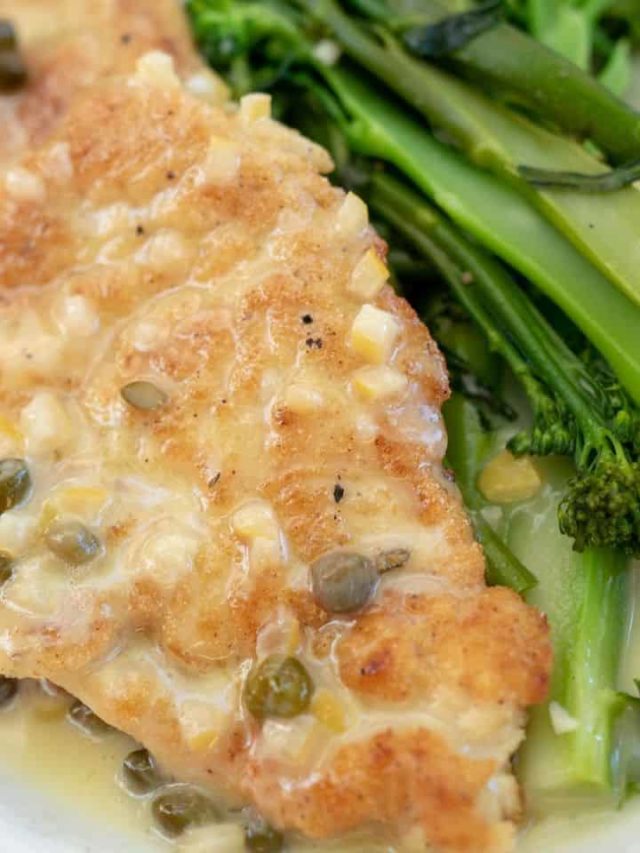 Air Fryer Chicken Piccata Fork To Spoon