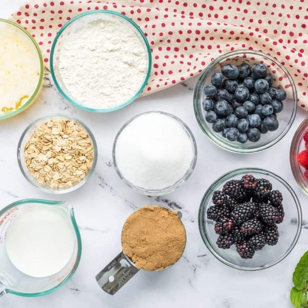 Air Fryer Triple Berry Cobbler  