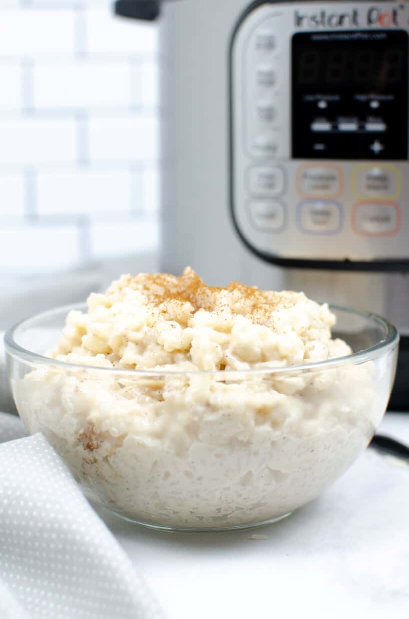 Instant Pot Rice Pudding - Fork To Spoon