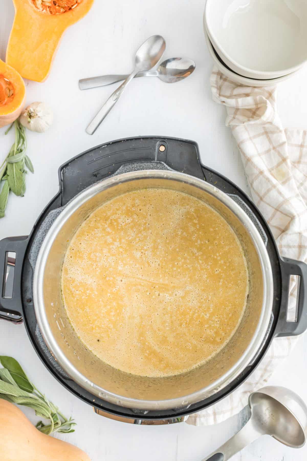 Instant Pot Butternut Squash Soup 