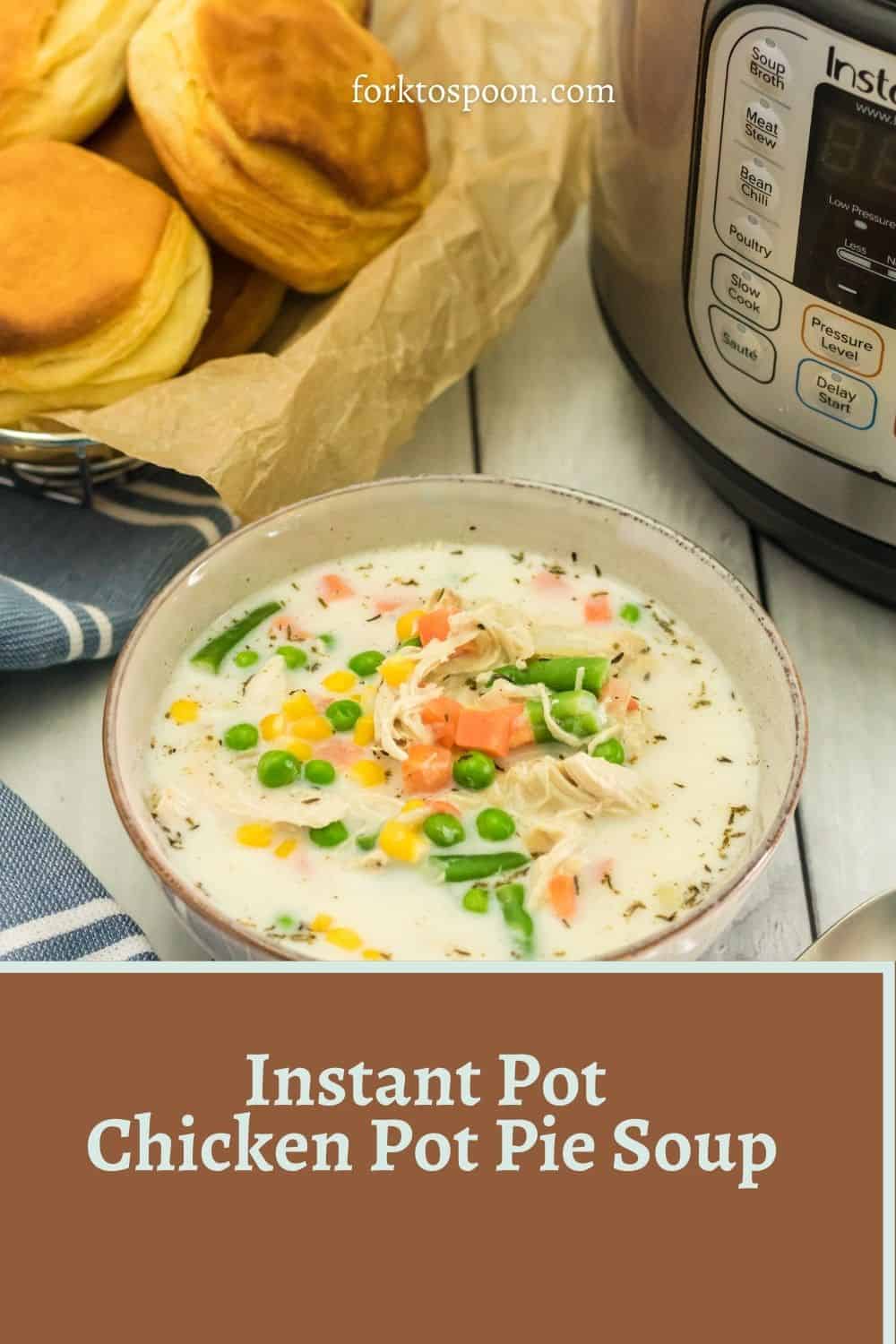 Instant Pot Chicken Pot Pie Soup