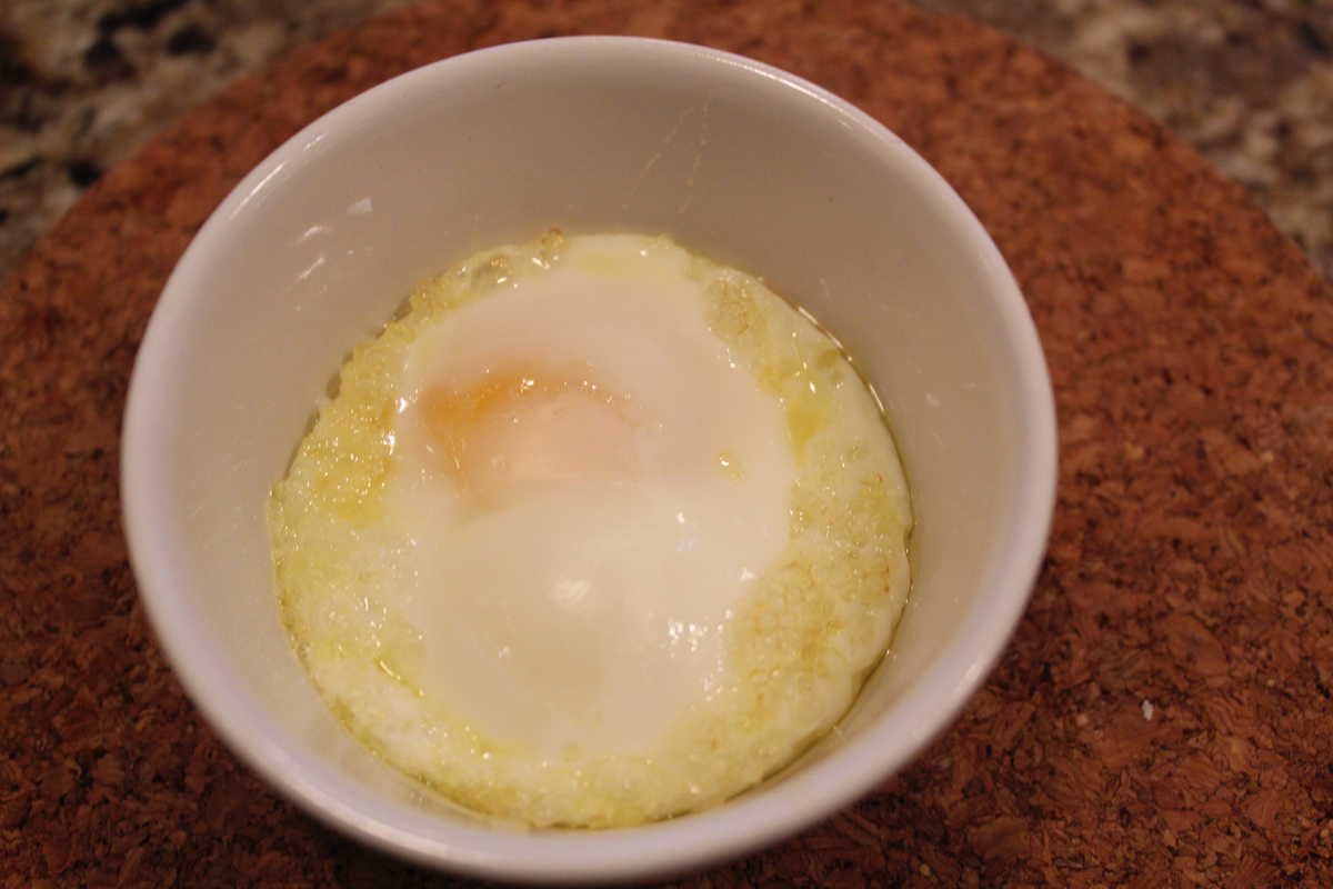 Air Fryer-Baked Eggs