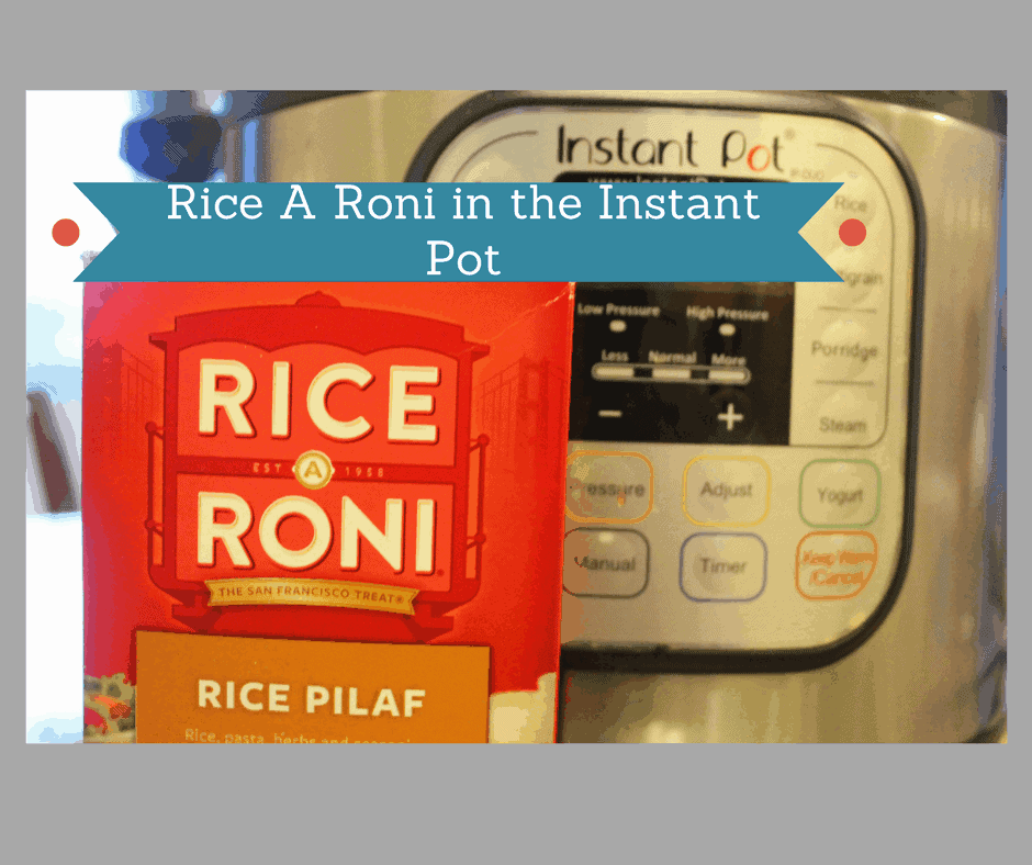 Boxed rice a discount roni instant pot