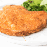 "Shake and Bake Copycat with crispy coating made of Italian seasoning and Parmesan."