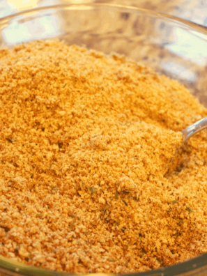 In a mixing bowl, combine the breadcrumbs, grated Parmesan cheese, garlic powder, onion powder, paprika, dried thyme, dried oregano, salt, and black pepper. Mix well to create the Shake and Bake-style coating. Preheat your air fryer to the recommended temperature (usually around 375°F/190°C). Dip each chicken tender into the beaten eggs, ensuring it is fully coated. Transfer the egg-coated chicken tender into the bowl with the Shake and Bake coating. Press the coating mix onto the chicken, ensuring it is evenly coated on all sides. Place the coated chicken tenders on a plate or tray, ready for air frying. Lightly spray or brush the air fryer basket or rack with cooking spray or olive oil. Arrange the coated chicken tenders in a single layer in the air fryer basket or on the rack. Make sure they do not overlap. Air fry the chicken tenders for 10-12 minutes, flipping them halfway through cooking, until they are golden brown and crispy. Once cooked, remove the chicken tenders from the air fryer and let them rest for a minute before serving.