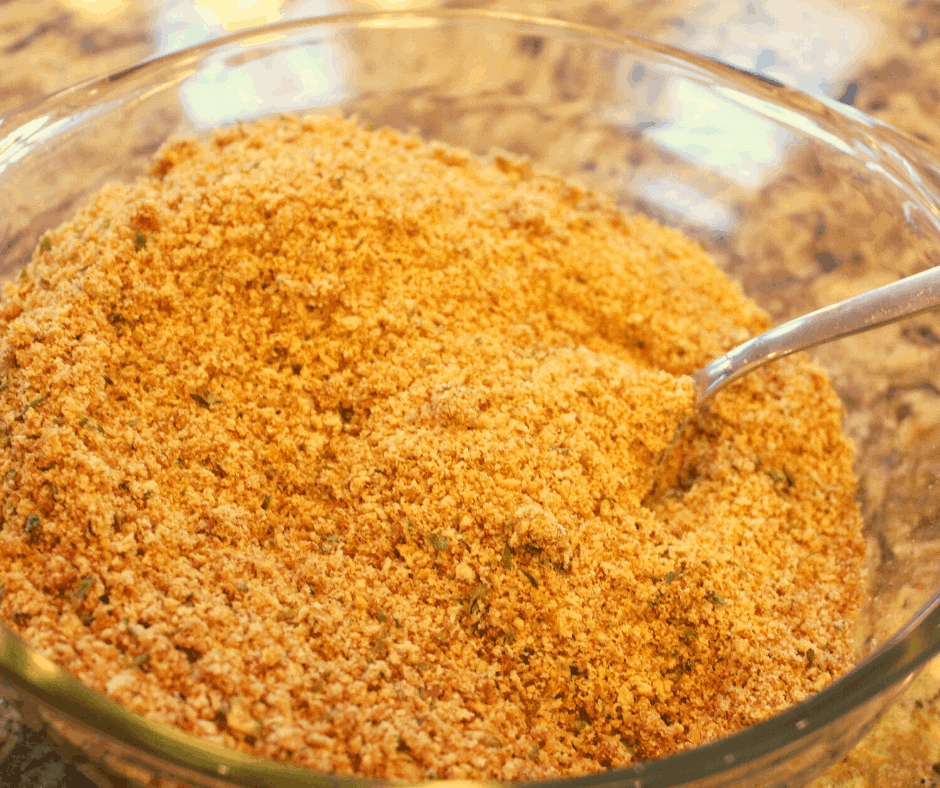 In a mixing bowl, combine the breadcrumbs, grated Parmesan cheese, garlic powder, onion powder, paprika, dried thyme, dried oregano, salt, and black pepper. Mix well to create the Shake and Bake-style coating.

Preheat your air fryer to the recommended temperature (usually around 375°F/190°C).

Dip each chicken tender into the beaten eggs, ensuring it is fully coated.

Transfer the egg-coated chicken tender into the bowl with the Shake and Bake coating. Press the coating mix onto the chicken, ensuring it is evenly coated on all sides.

Place the coated chicken tenders on a plate or tray, ready for air frying.

Lightly spray or brush the air fryer basket or rack with cooking spray or olive oil.

Arrange the coated chicken tenders in a single layer in the air fryer basket or on the rack. Make sure they do not overlap.

Air fry the chicken tenders for 10-12 minutes, flipping them halfway through cooking, until they are golden brown and crispy.

Once cooked, remove the chicken tenders from the air fryer and let them rest for a minute before serving.