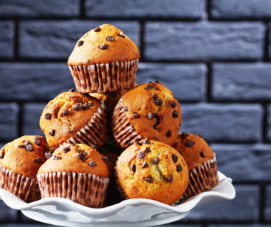 Air Fryer Chocolate Chip Muffins