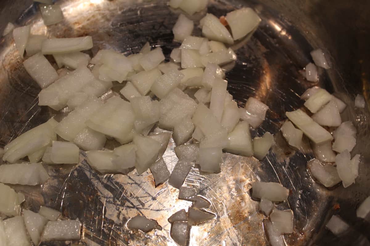 Onions in  Instant Pot Bowl