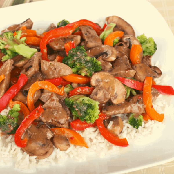 Air Fryer Beef Stir Fry With Homemade Marinade Fork To Spoon