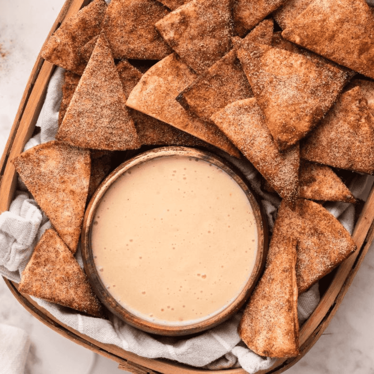 Easy Homemade Air Fryer Tortilla Chips - 3 ingredients - Pinch Me Good