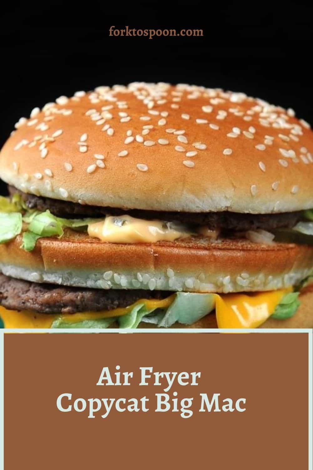 Air Fryer Copycat Big Mac
