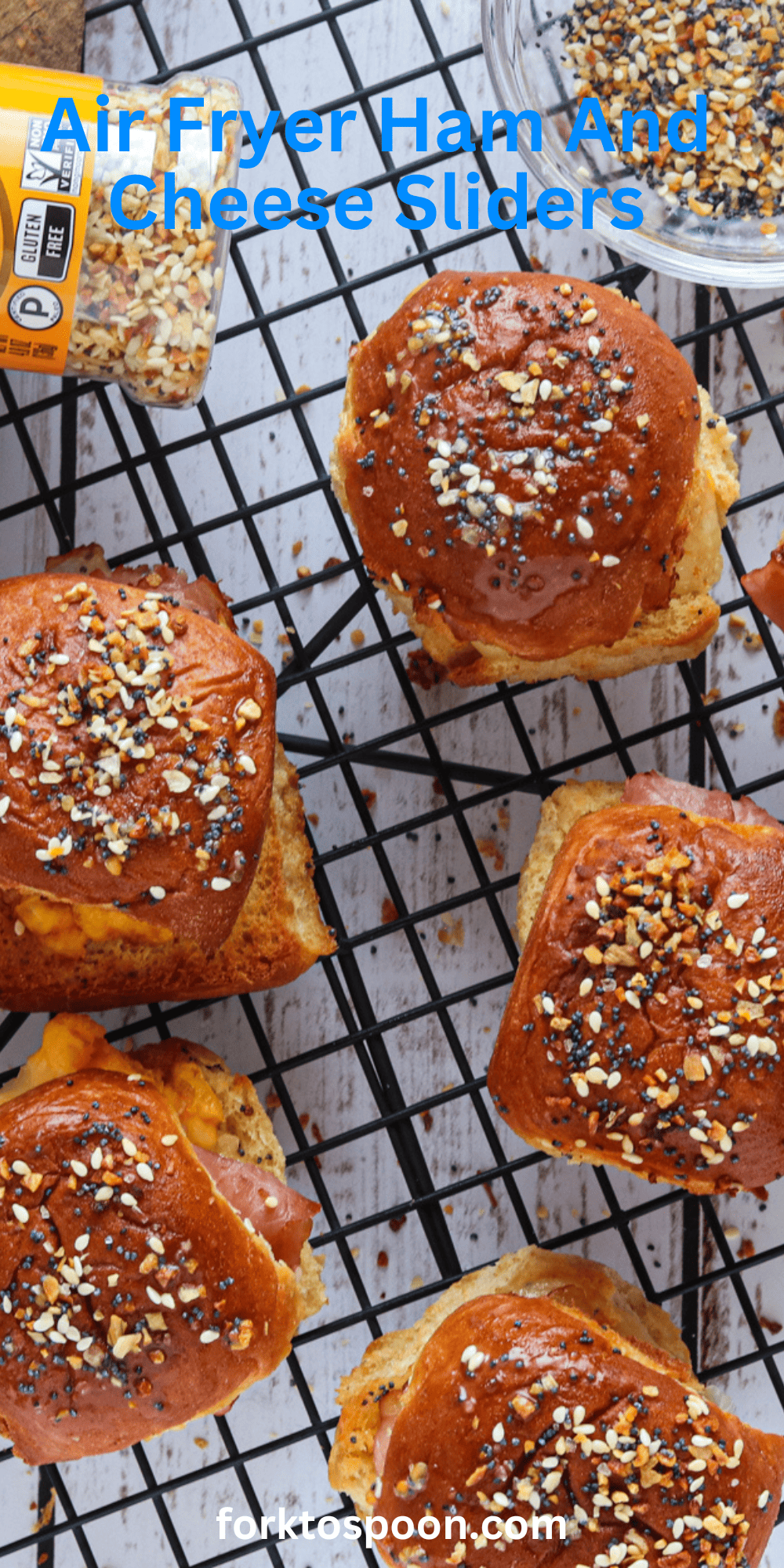 Air Fryer Ham And Cheese Sliders