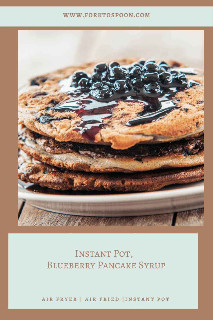 Instant Pot Blueberry Pancake Syrup