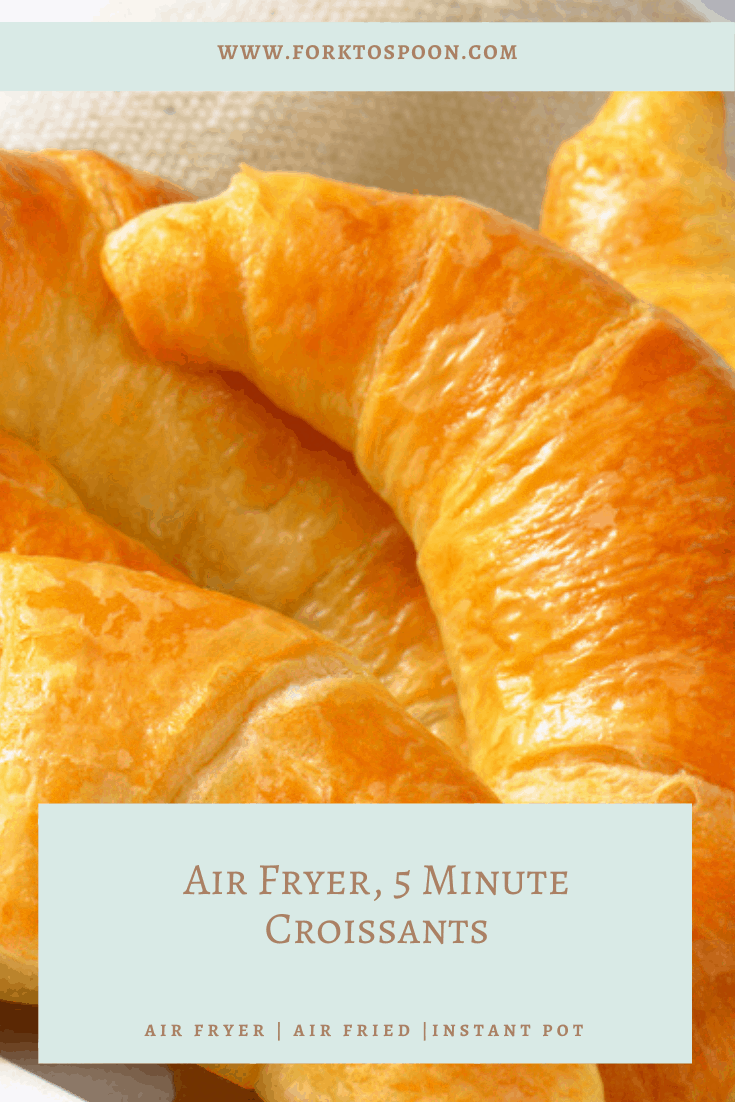 HOW TO MAKE PILLSBURY CRESCENT ROLLS IN THE AIR FRYER