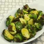 Air Fryer Roasted Brussels Sprouts
