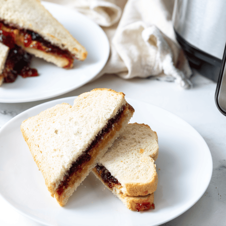 Air Fried Peanut Butter Jelly Sandwich