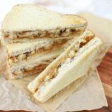 air fryer peanut butter and banana sandwich