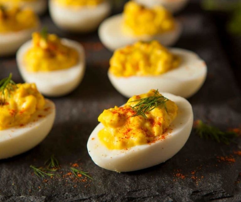 Air Fryer Southern Deviled Eggs Fork To Spoon