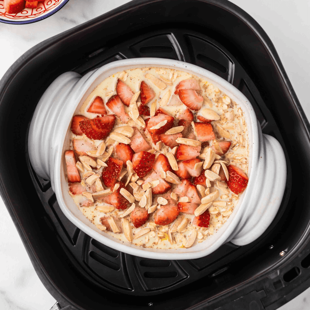 Air Fryer Strawberry Oatmeal