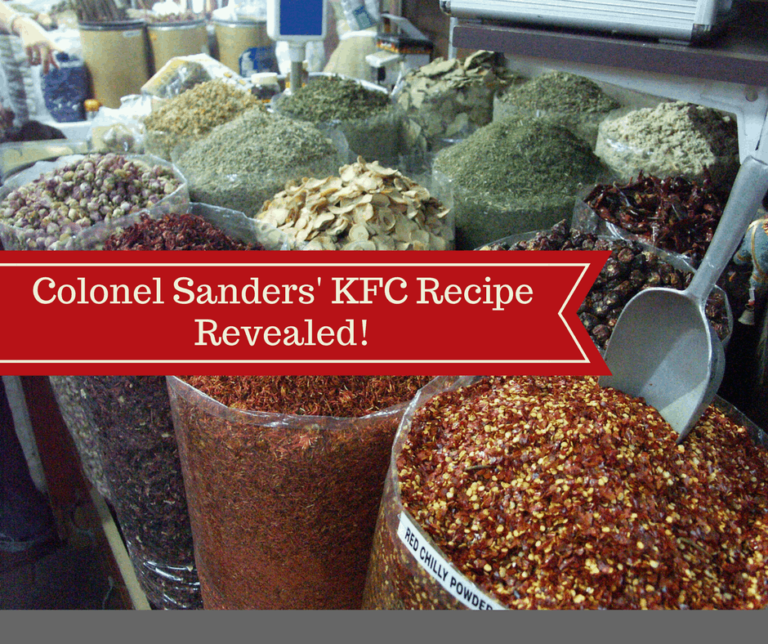 Homemade PantryColonel Sanders' KFC Recipe Revealed! Fork To Spoon