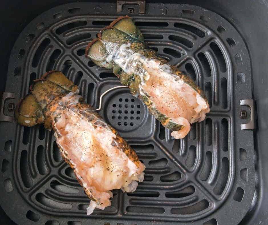 butterflied lobster tails in air fryer