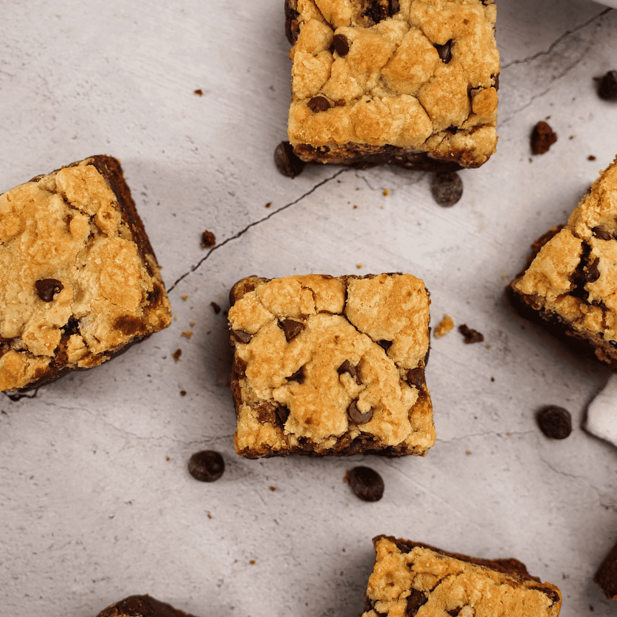 Air Fryer Chocolate Chip Cappuccino Bars