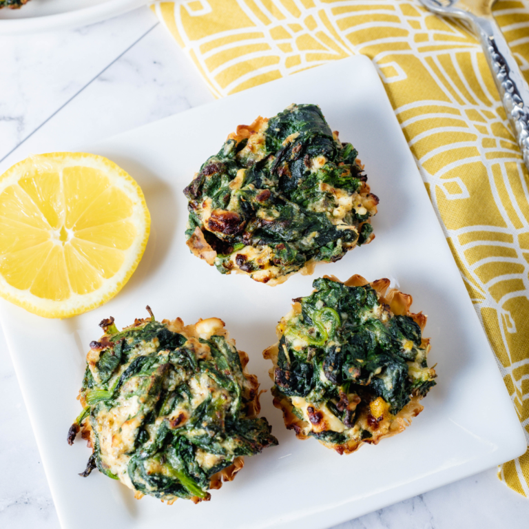 Air Fryer Spanakopita Phyllo Cups Fork To Spoon
