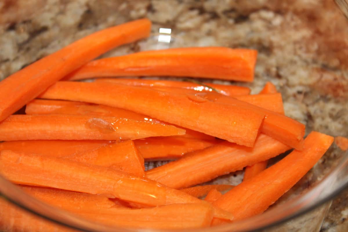 Air Fryer French Fries Carrots