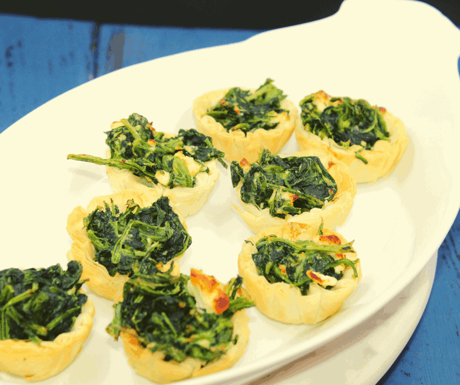 Air Fryer Easy Spanakopita Bites Fork To Spoon