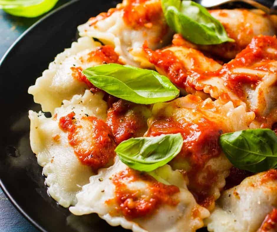 Ravioli in pressure discount cooker