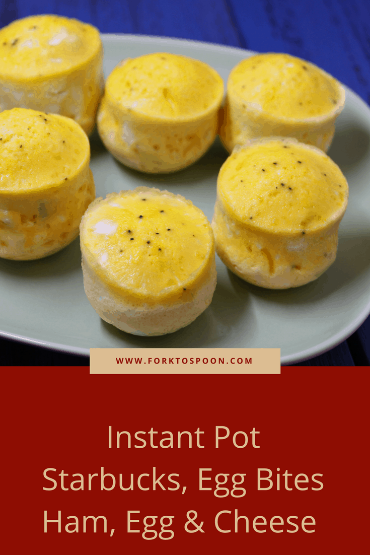 Pressure Cooker, Instant Pot, Egg Bites, Ham, Cheese and Eggs