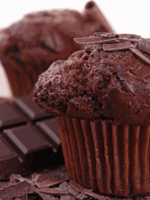 Air Fryer Chocolate Muffins