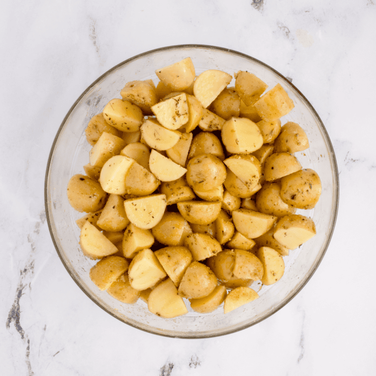 Air Fryer Crispy Garlic Parmesan Potatoes 